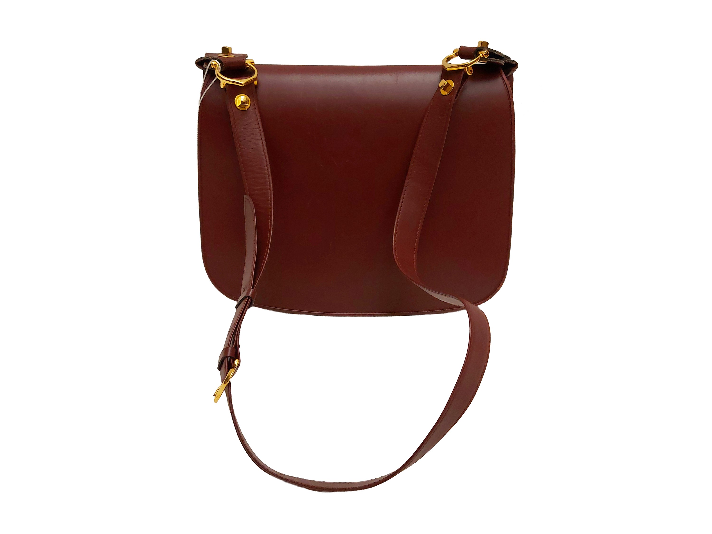 Must De Cartier - Borsa a Tracolla in Pelle Bordeaux