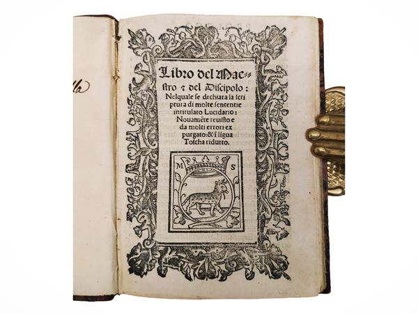 Libro del Maestro e del Discipolo