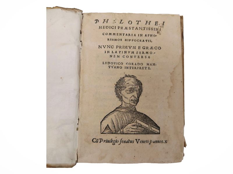 Theophilus Protospatharius - Commentaria in aphorismos Hippocratis (prima edizione completa), 154...