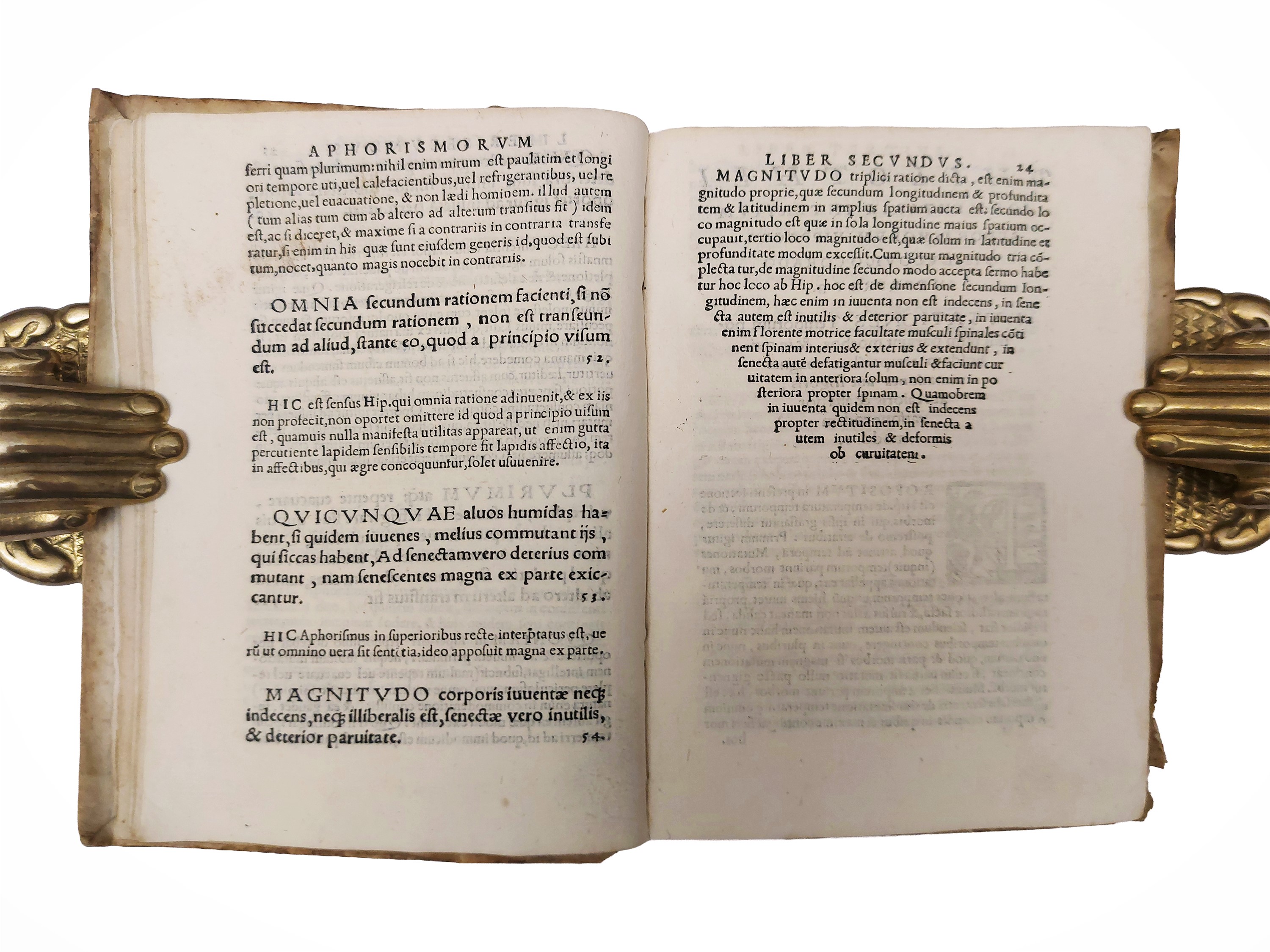Theophilus Protospatharius - Commentaria in aphorismos Hippocratis (prima edizione completa), 154...