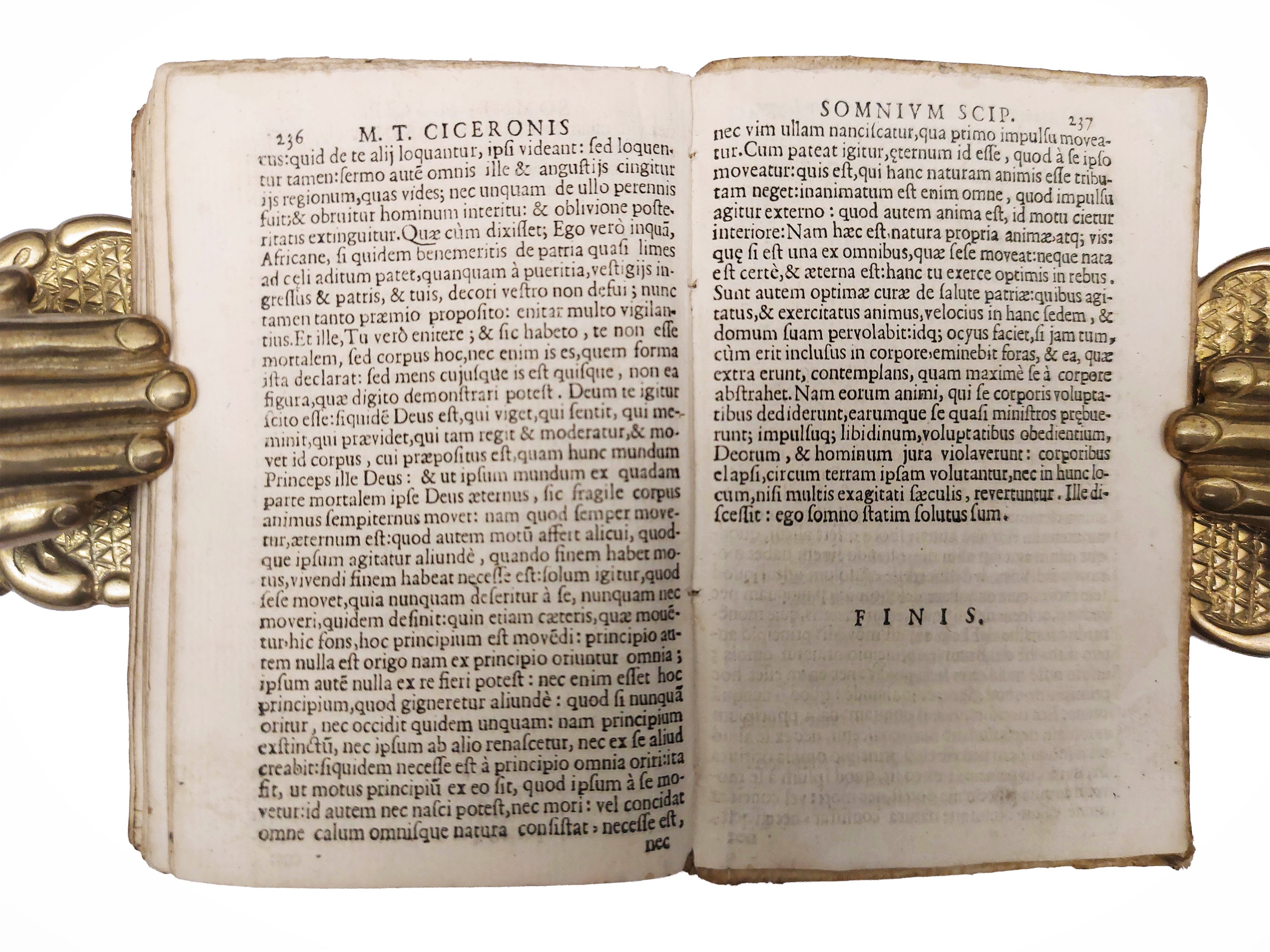 Cicero Marco Tullio - De officiis: libri tre (edizione veneziana, XVI-XVII secolo)