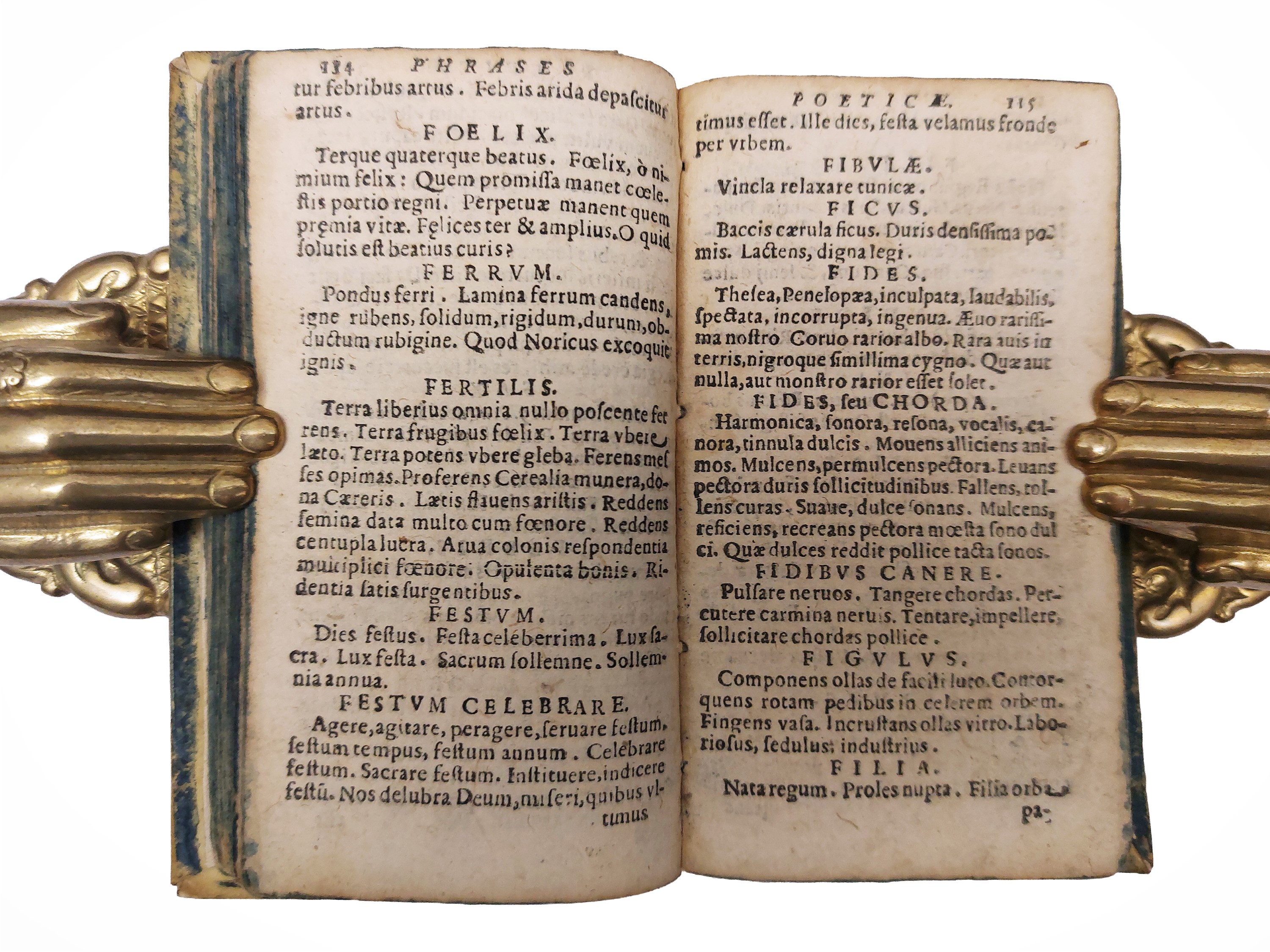 Phrases elegantiae, poeticae. Epitheta, anthitheta, florilegio scolastico, Mutinae, 1626