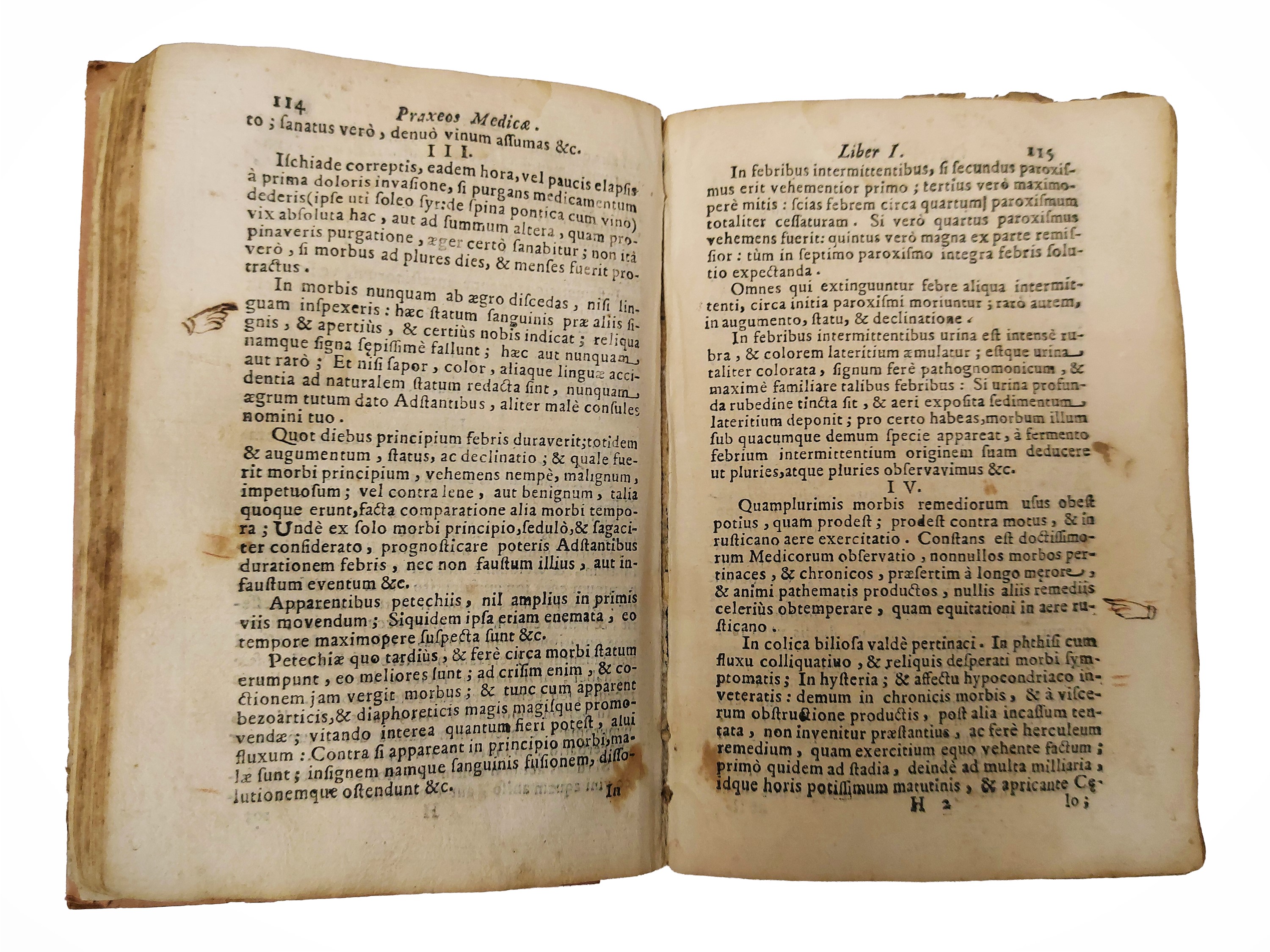 Giorgio Baglivi - De Praxi medica. Trattato medico, prima edizione (1696)