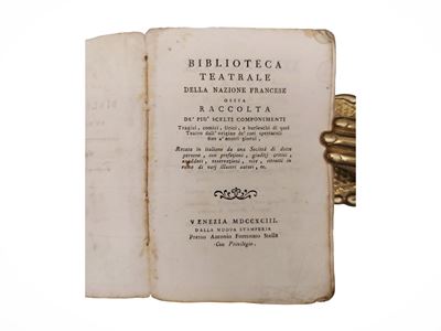 Raccolta di componimenti teatrali, Venezia, 1793