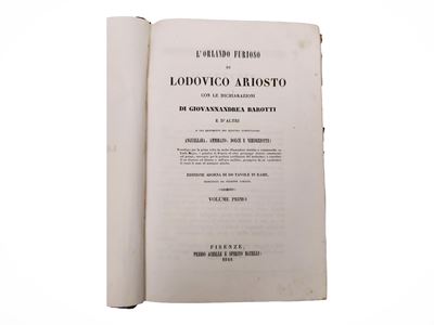 L'Orlando Furioso. Edizione con 100 tavole in rame (Giuseppe Gozzini), 3 volumi