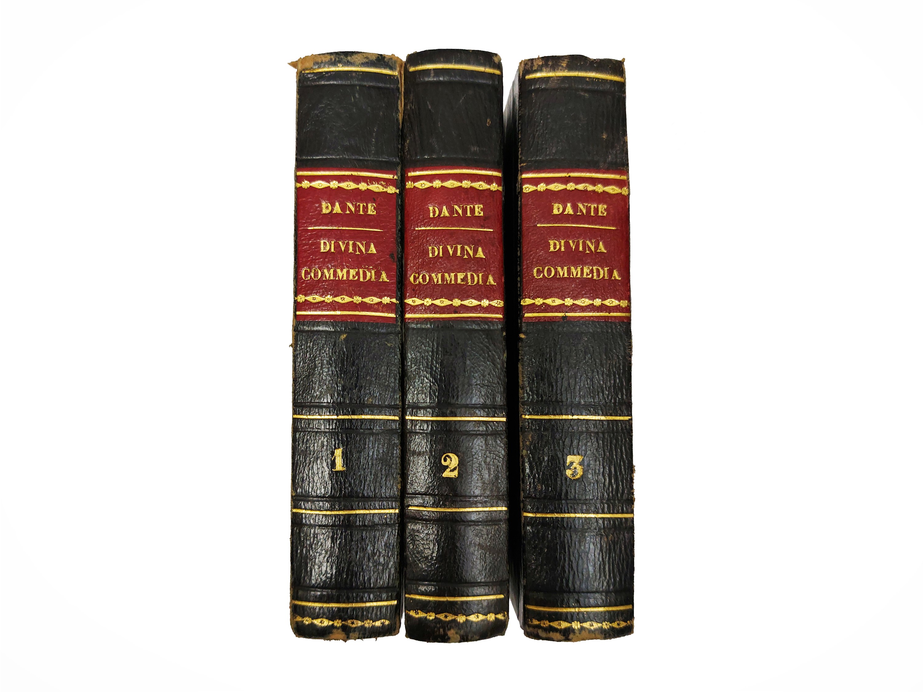 Dante Alighieri - La Divina Commedia, edizione in 3 volumi