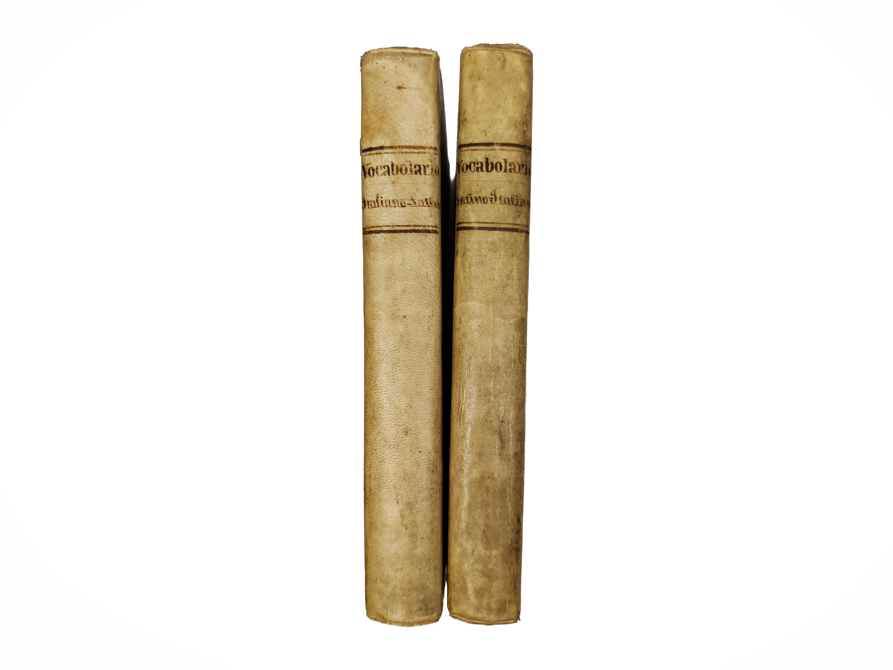 Pasini (abate Giuseppe), Vocabolario italiano e latino, 1823, 2 volumi