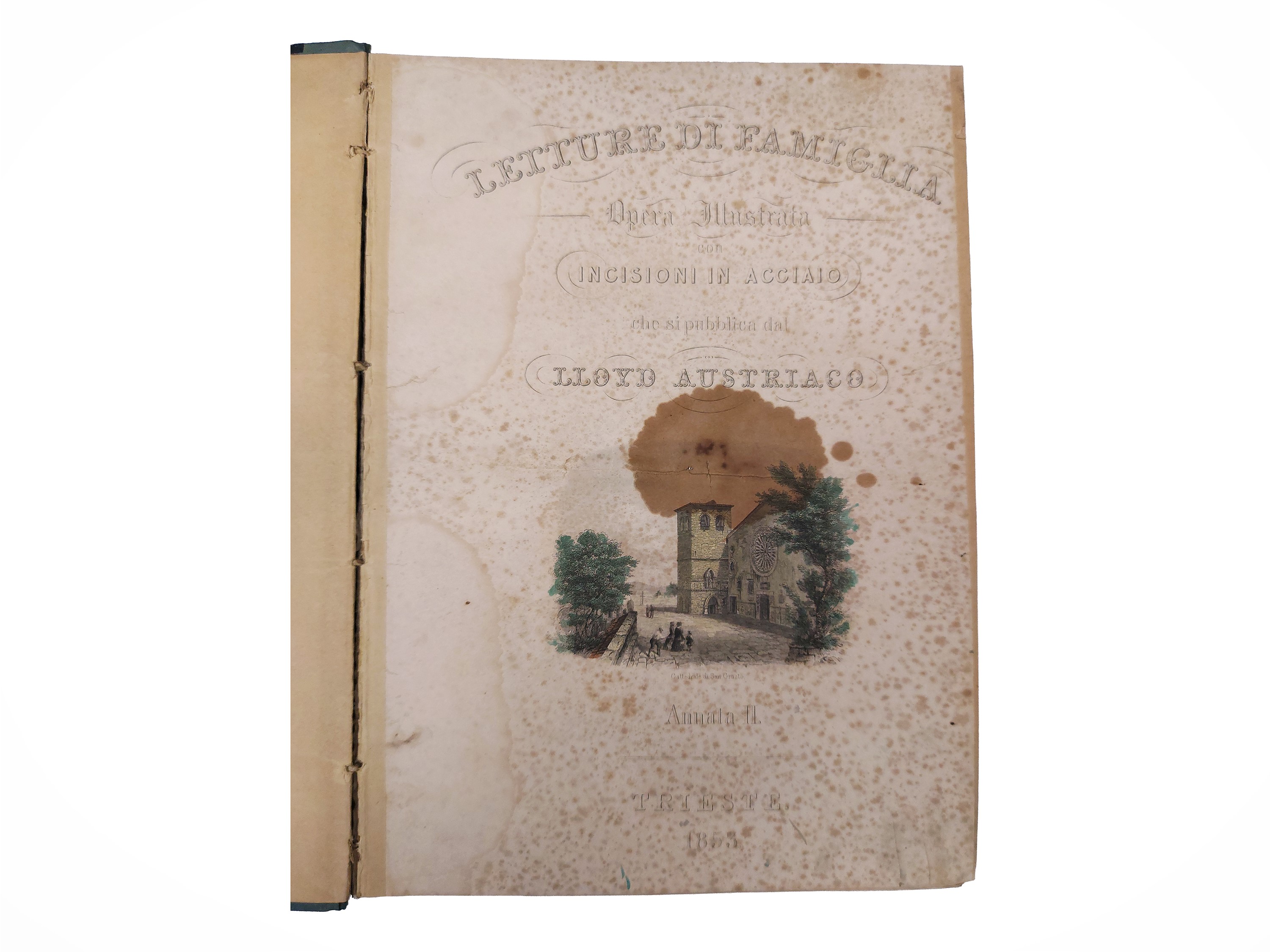 Tipografia del Lloyd Austriaco, Letture di Famiglia (Trieste), incisioni in acciaio, 10 volumi