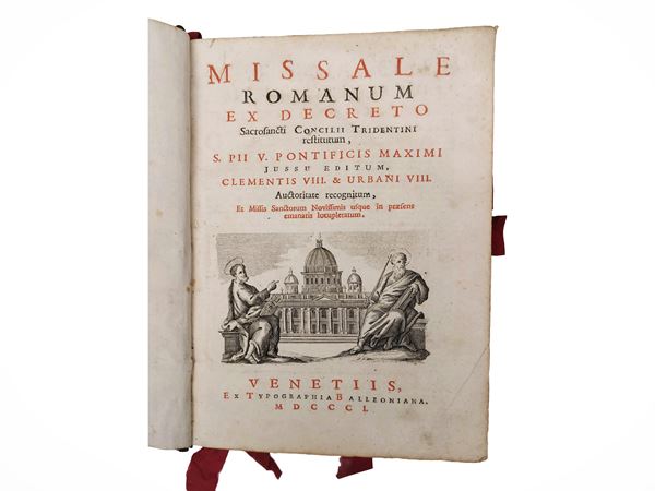 Missale Romanum ex decreto Sacrosancti Concilii Tridentini restitutum