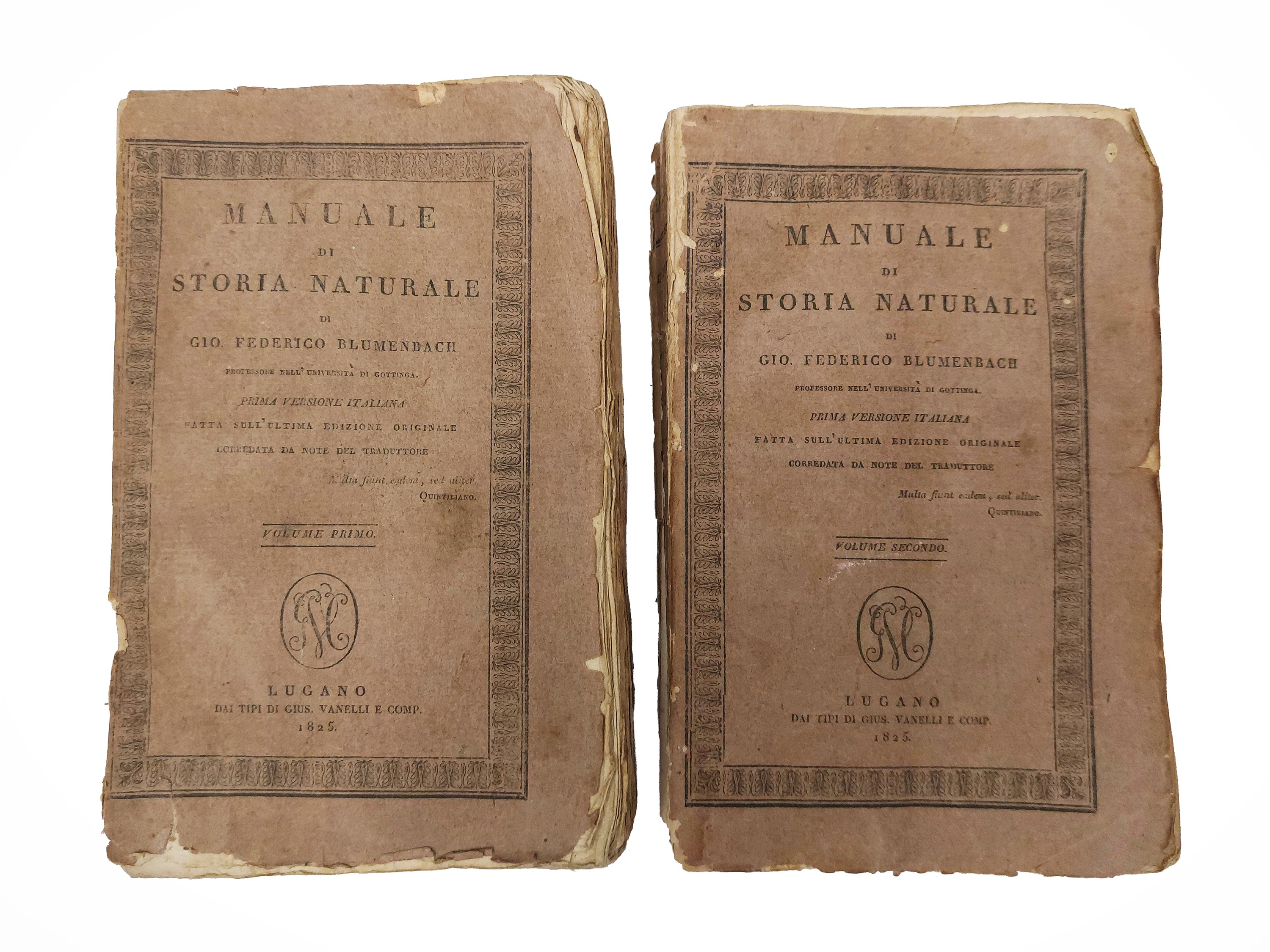 Johann Friedrich Blumenbach - Manuale di storia naturale