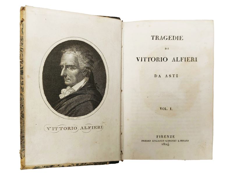 Vittorio Alfieri - Tragedie, edizione Firenze, 1824-1825, 6 volumi