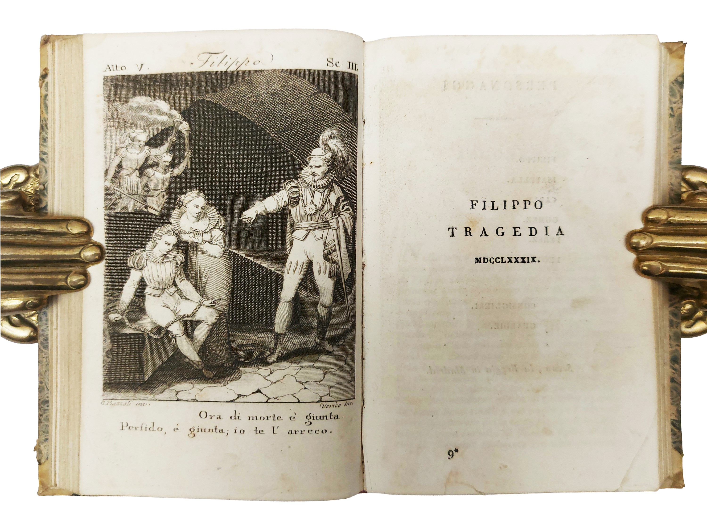 Vittorio Alfieri - Tragedie, edizione Firenze, 1824-1825, 6 volumi