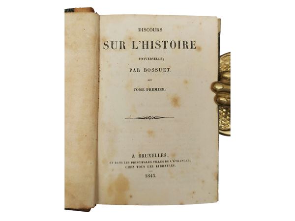 Discours sur l'histoire universelle par Bossuet