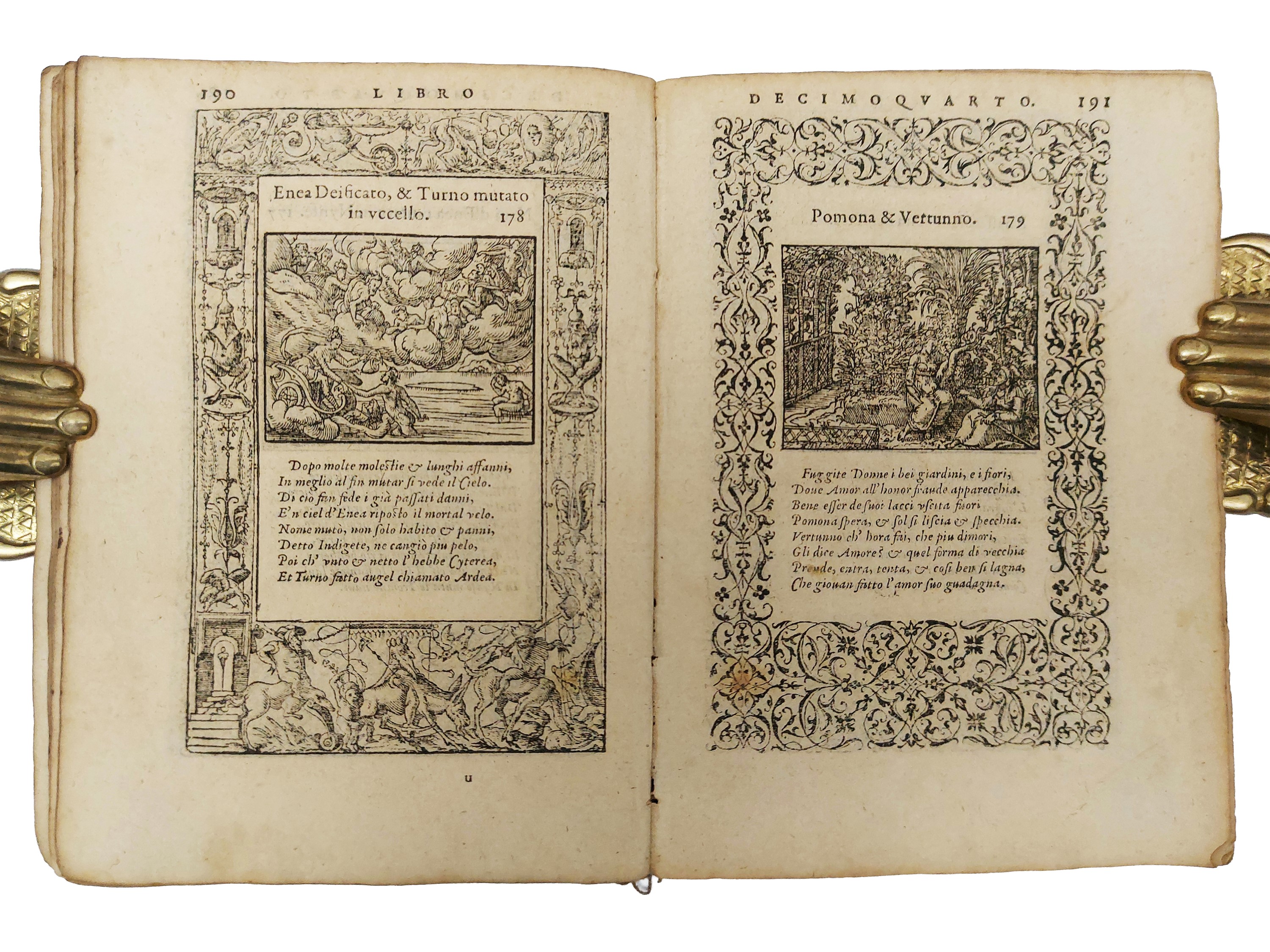 Gabriele Simeoni - La vita e le metamorfosi di Ovidio (edizione 1584, xilografie narrative)