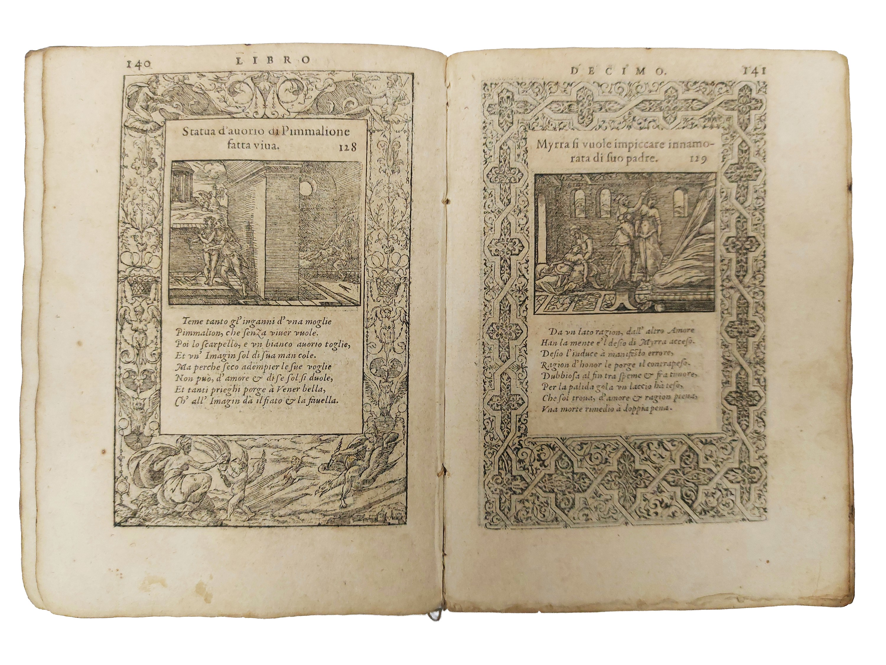 Gabriele Simeoni - La vita e le metamorfosi di Ovidio (edizione 1584, xilografie narrative)
