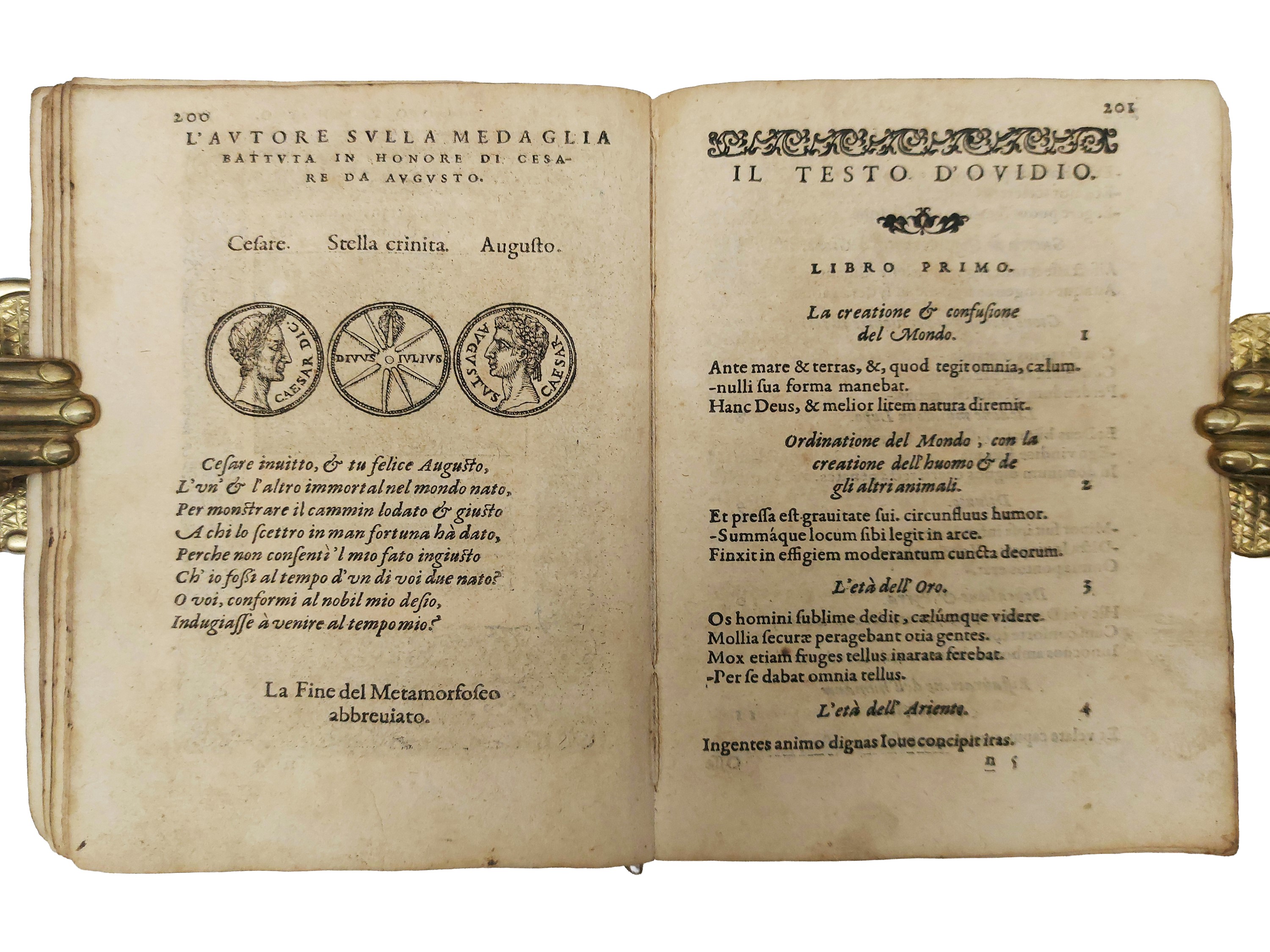 Gabriele Simeoni - La vita e le metamorfosi di Ovidio (edizione 1584, xilografie narrative)