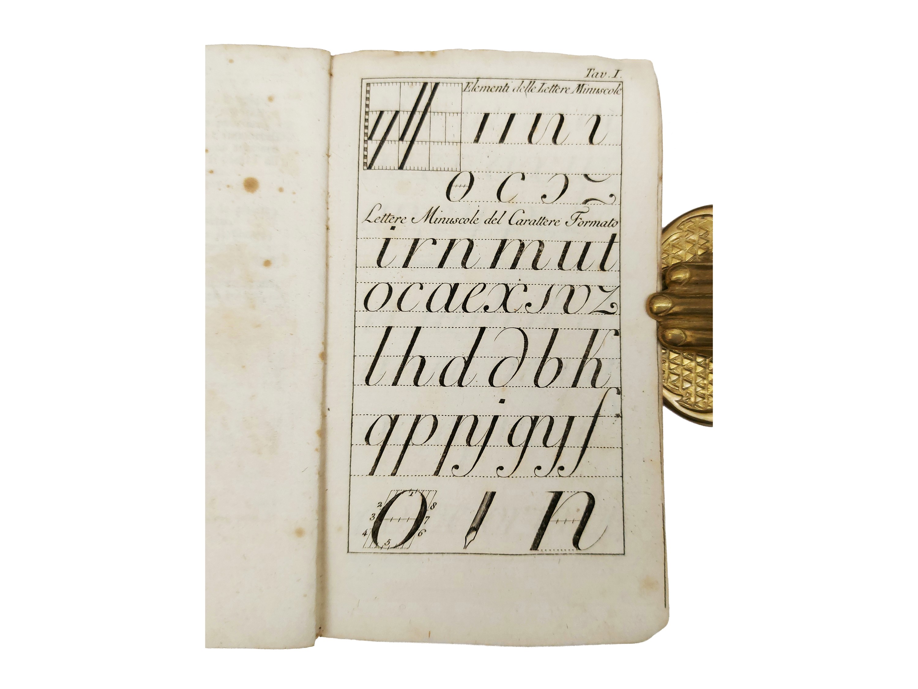 Francesco Soave - L’arte di scriver bene (otto tavole di esemplari), Tipografia Remondiniana, 181...