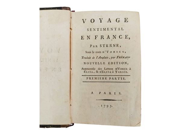 Voyage sentimental en France par Sterne