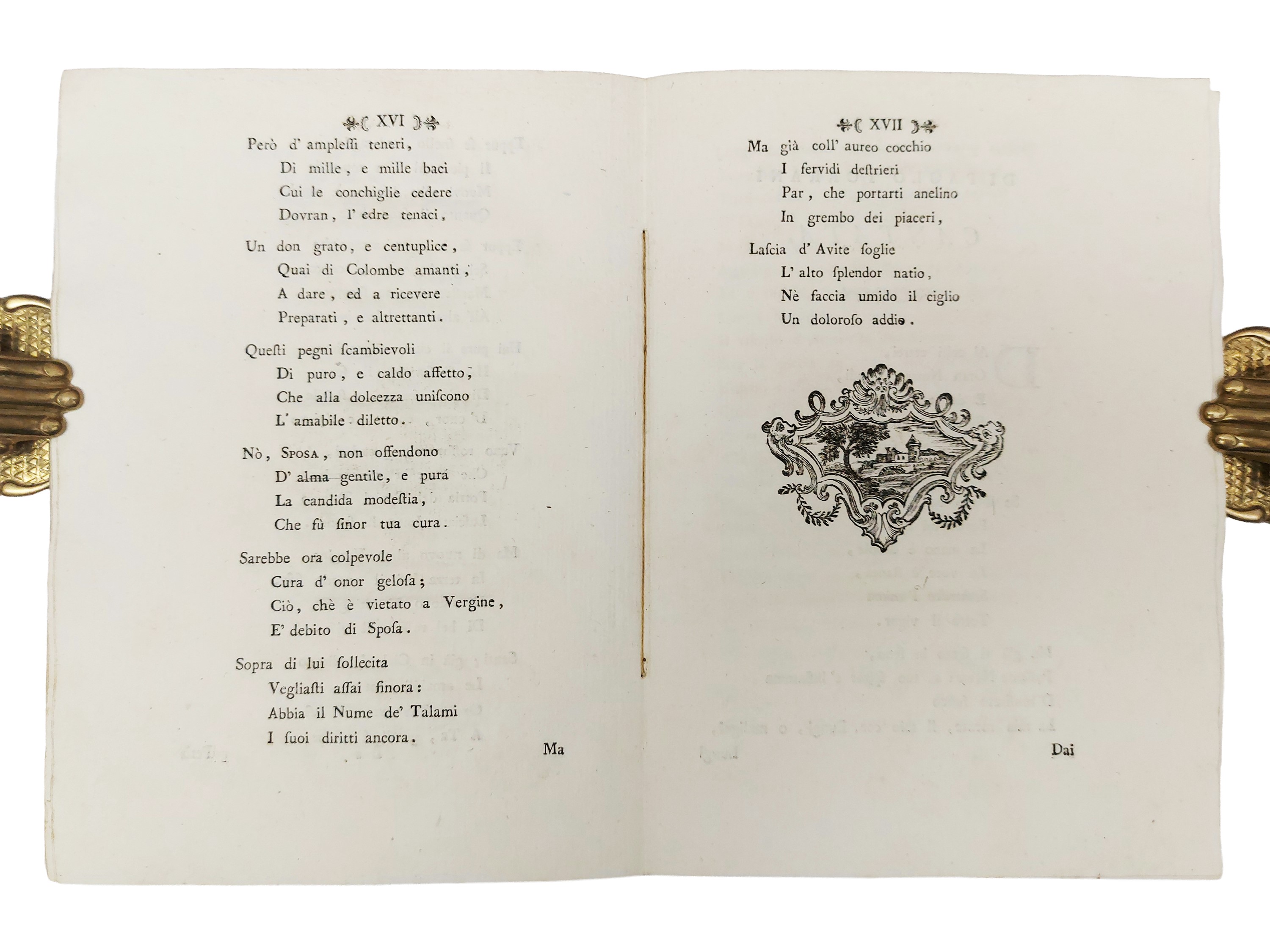 Anonimo, Applausi poetici per le faustissime nozze del nobile Signore Raffaello Ceramelli, 1784