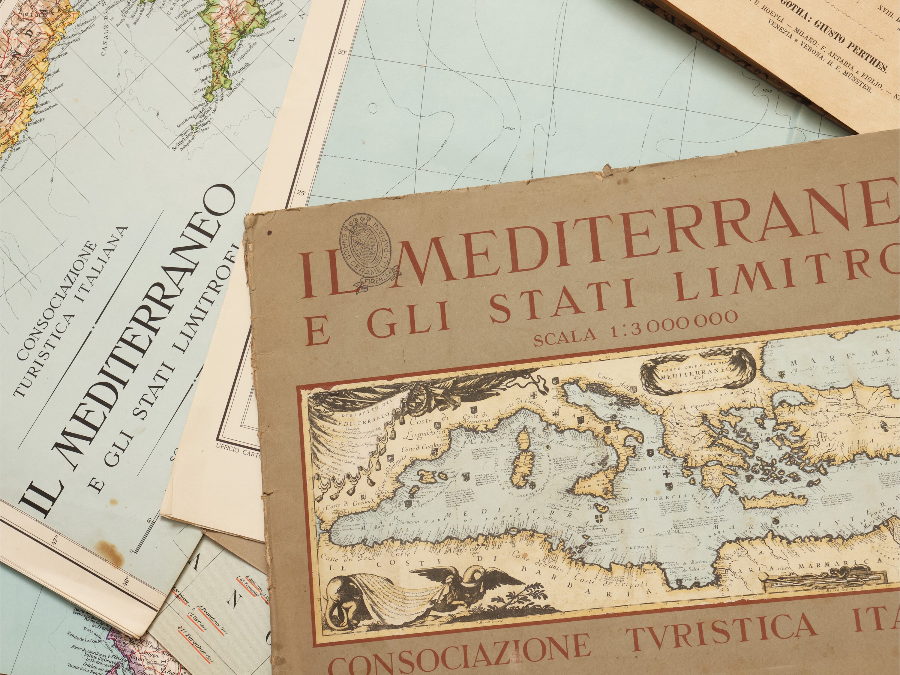 Cartografia, Atlante del mondo antico (Edizione Quarta), con tavole e carte geografiche