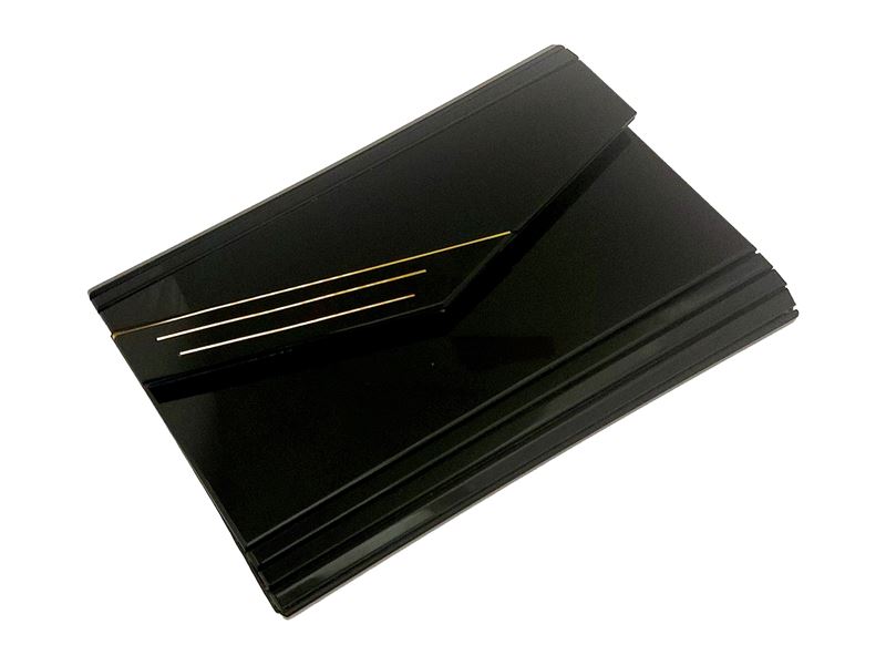 Clutch in Resina Nera