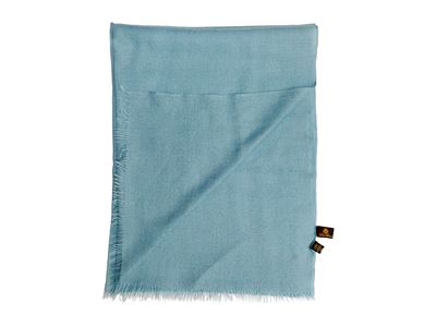 Loro Piana, Pashmina in cashmere e seta celeste