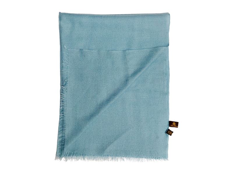 Loro Piana, Pashmina in cashmere e seta celeste