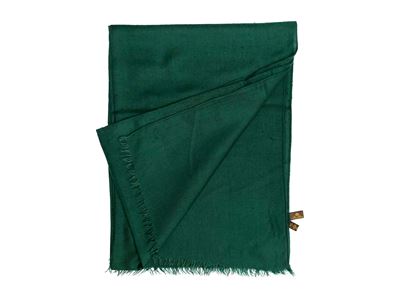 Loro Piana, Pashmina in cashmere e seta verde bosco
