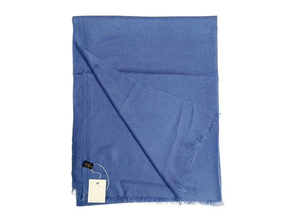 Loro Piana - Pashmina in cashmere e seta pervinca