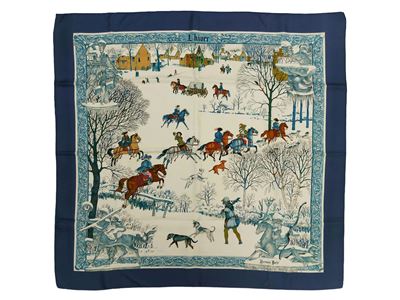 Hermès - Foulard in Seta "L'hiver"