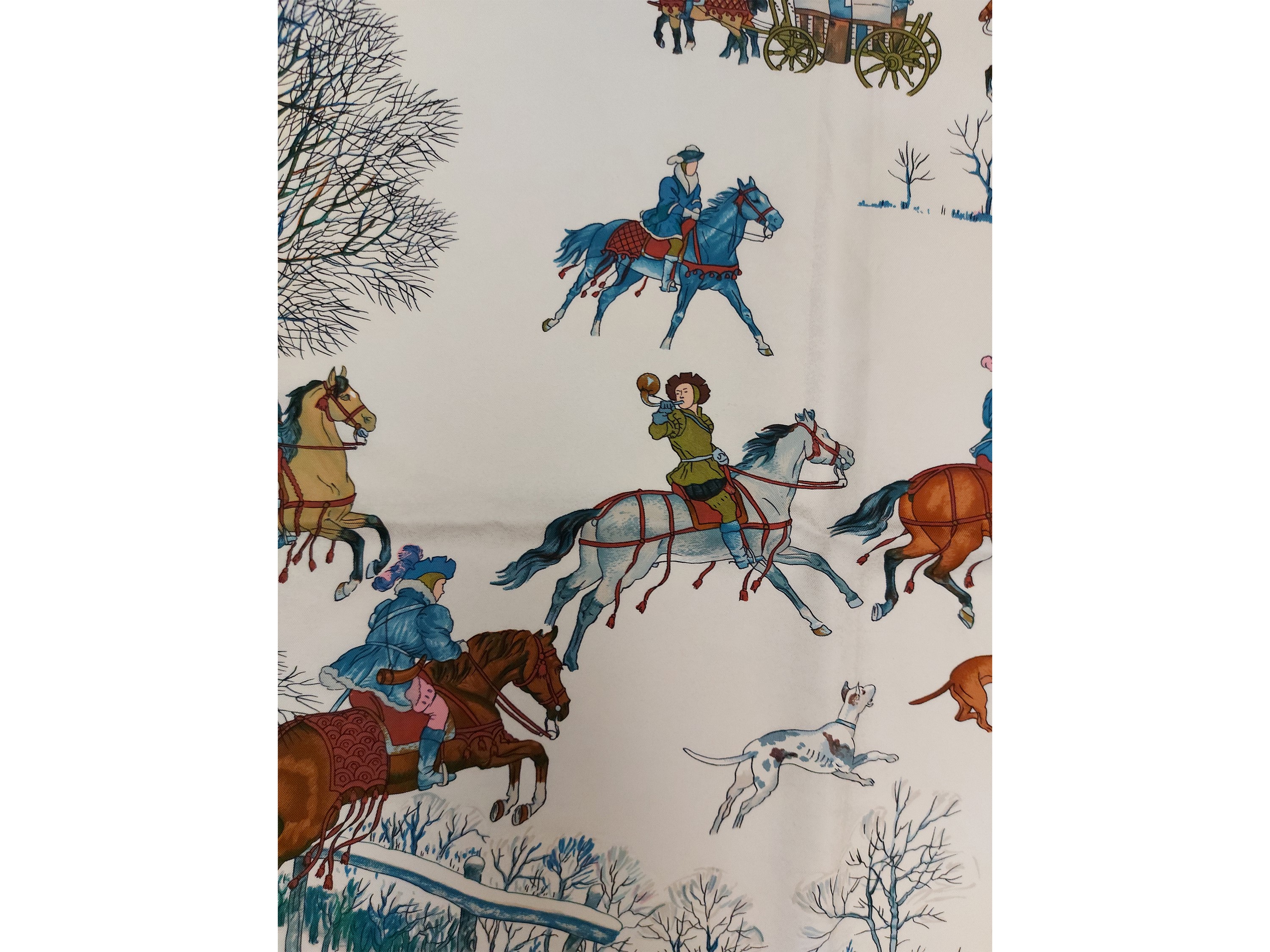 Hermès - Foulard in Seta "L'hiver"