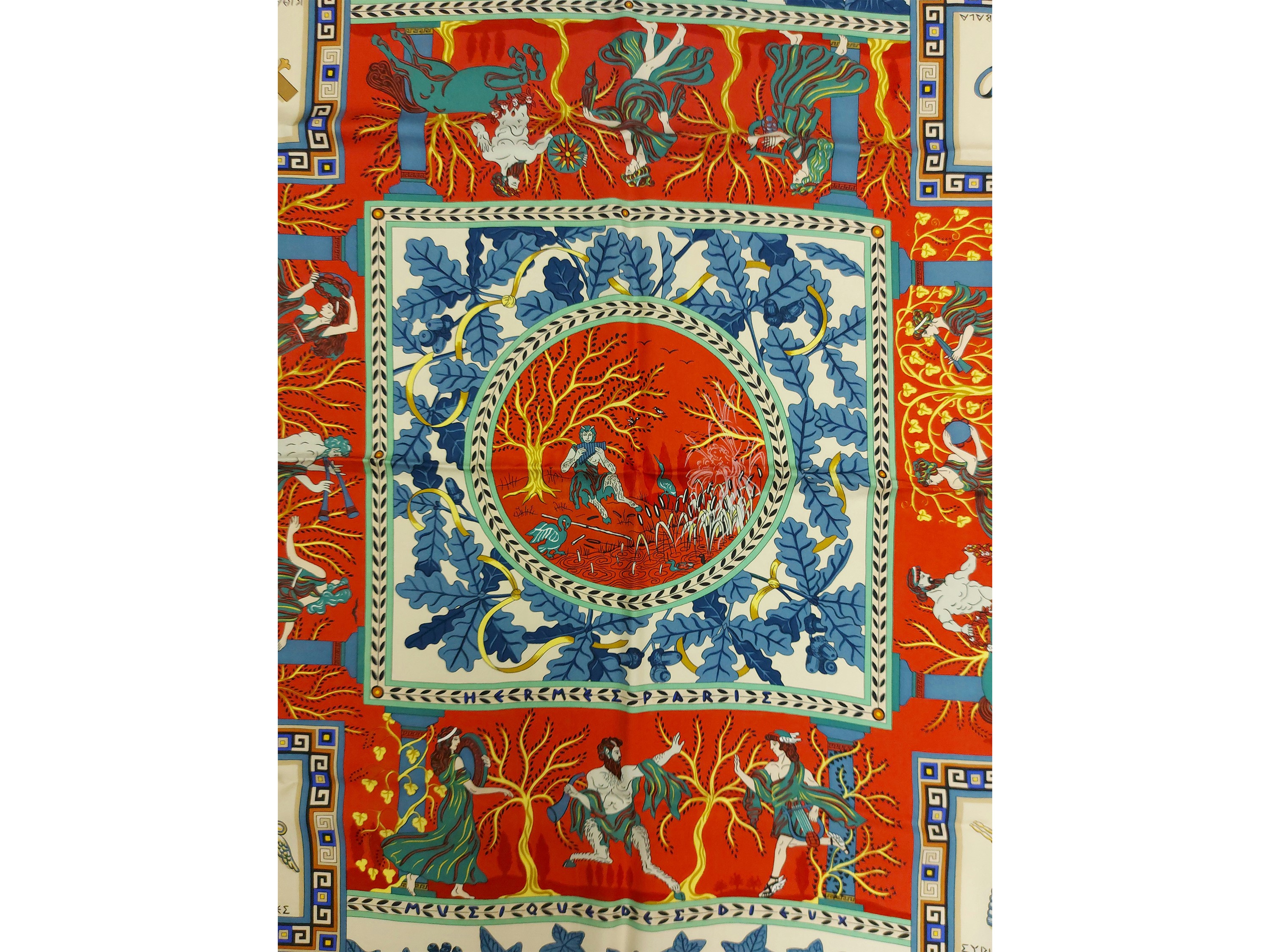 Hermès - Foulard in Seta "la Musique Des Dieux"
