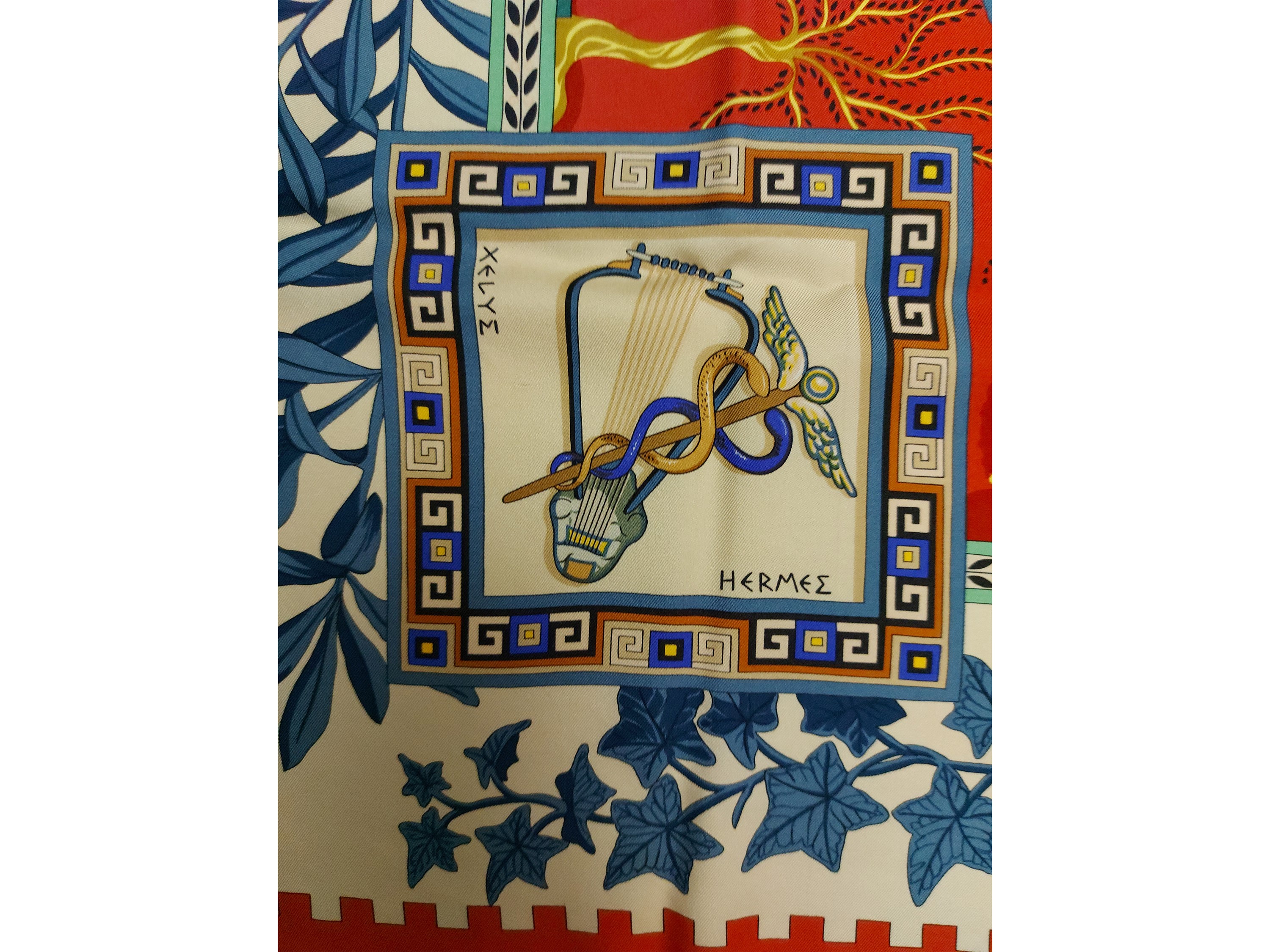 Hermès - Foulard in Seta "la Musique Des Dieux"
