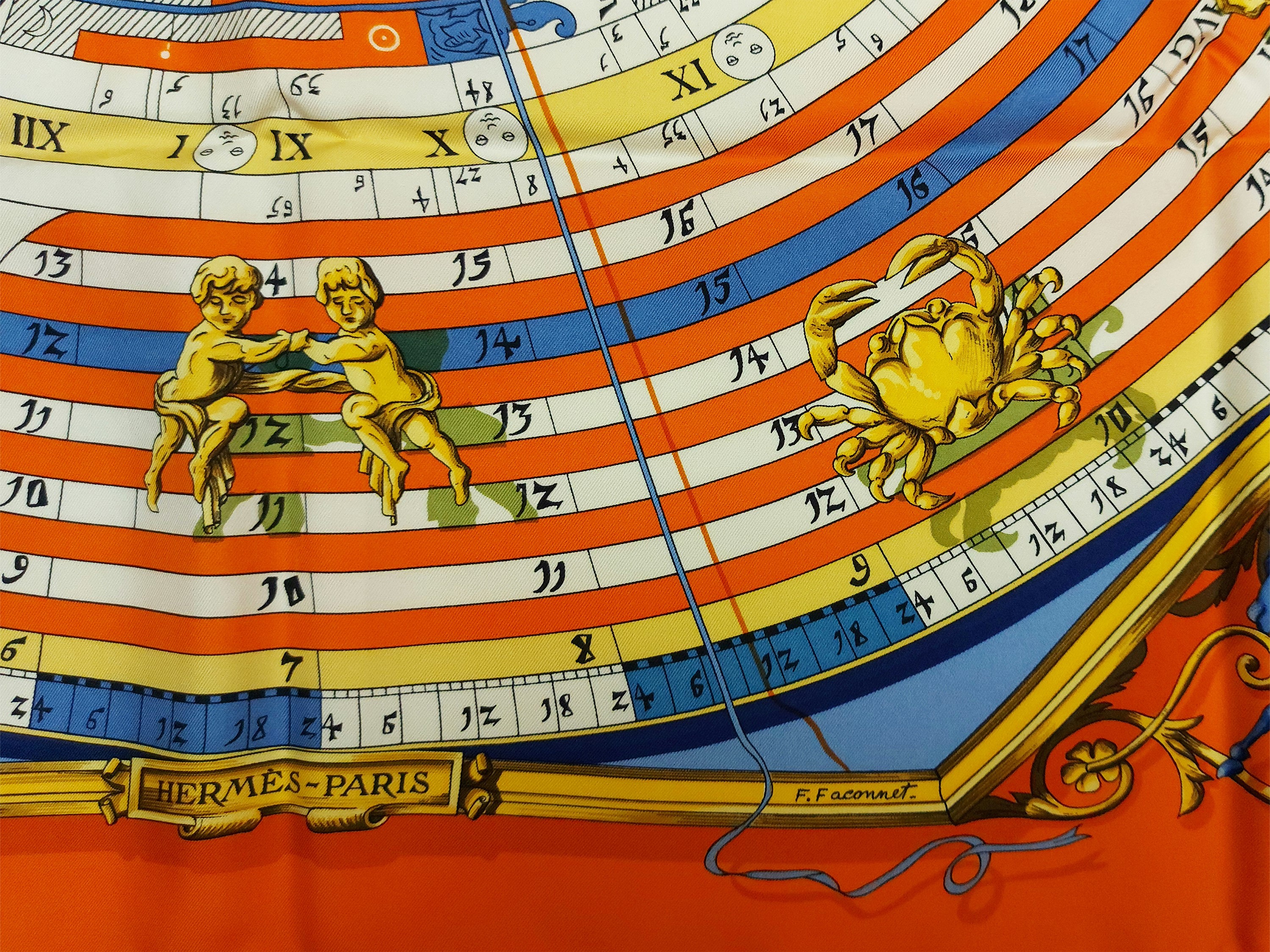 Hermès - Foulard in Seta "astrologie"