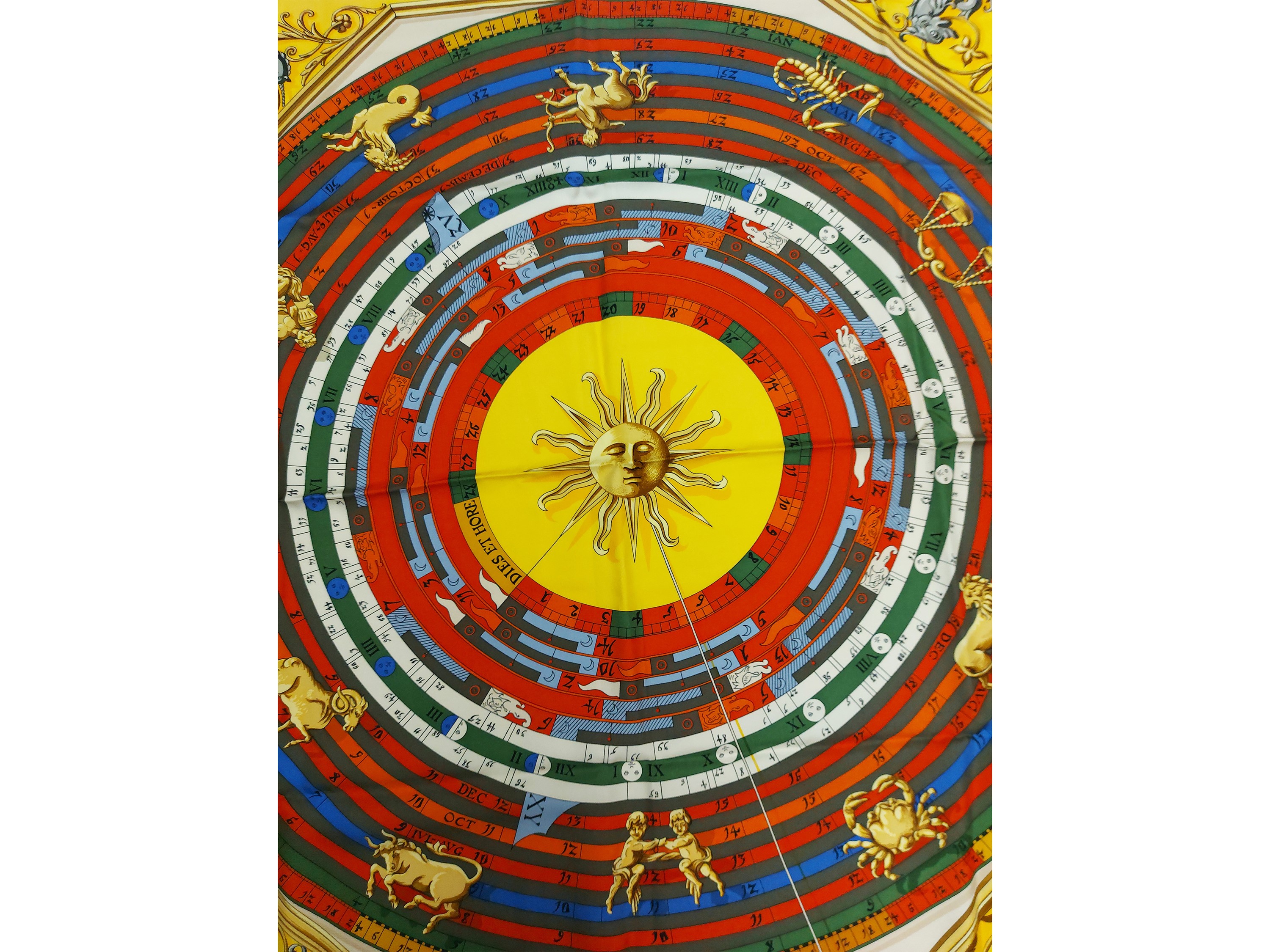 Hermès - Foulard in Seta "astrologie"