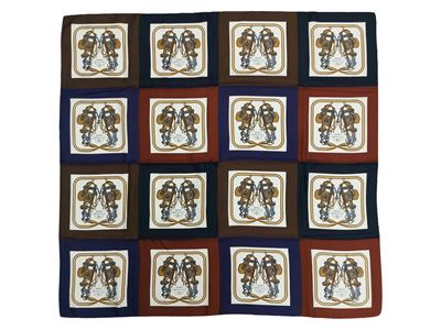 Hermès, Foulard in seta “Mini Brides de Gala” disegnato da Hugo Grygkar (1957)