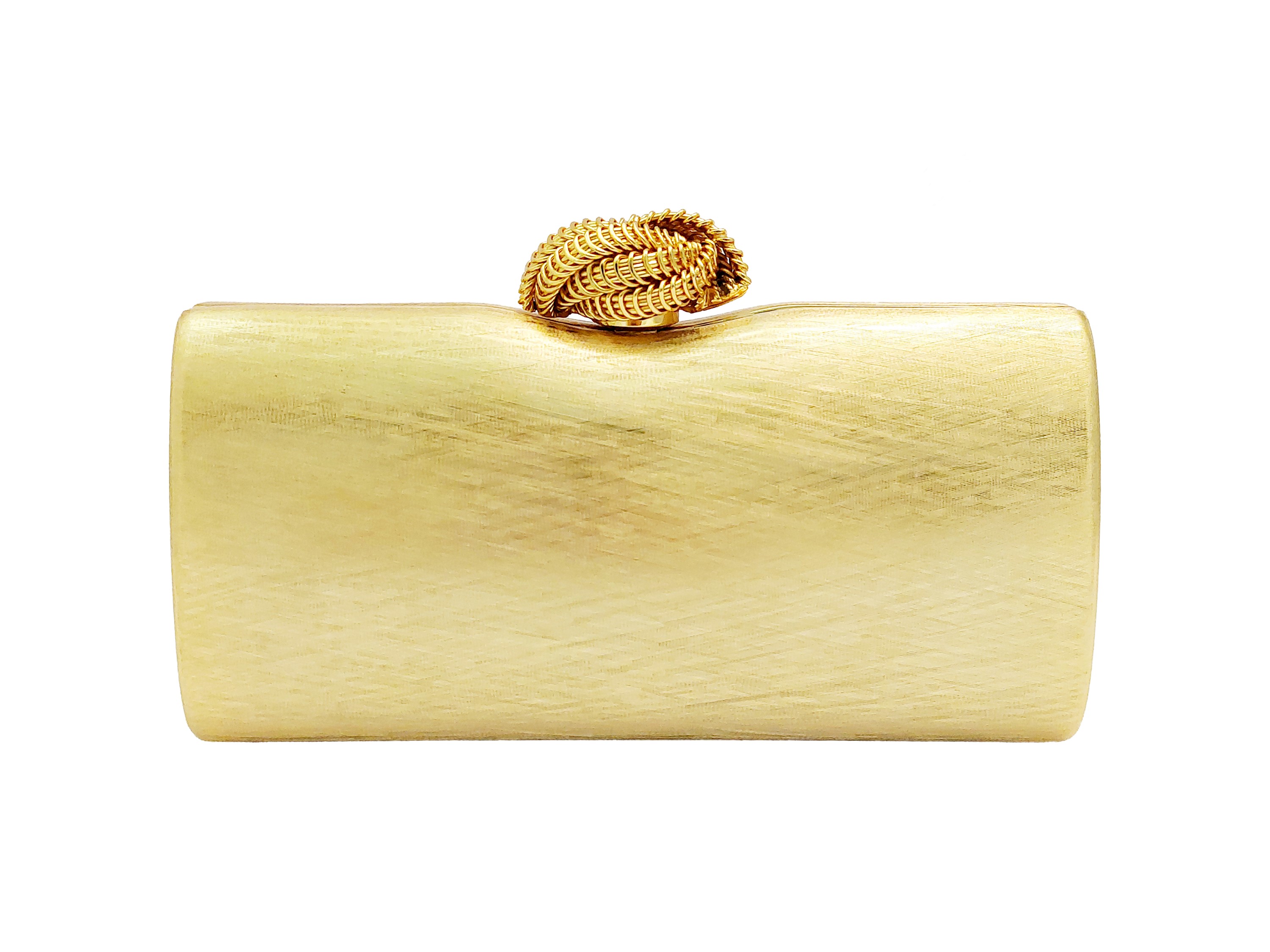 Rodo - Clutch in Metallo Dorato