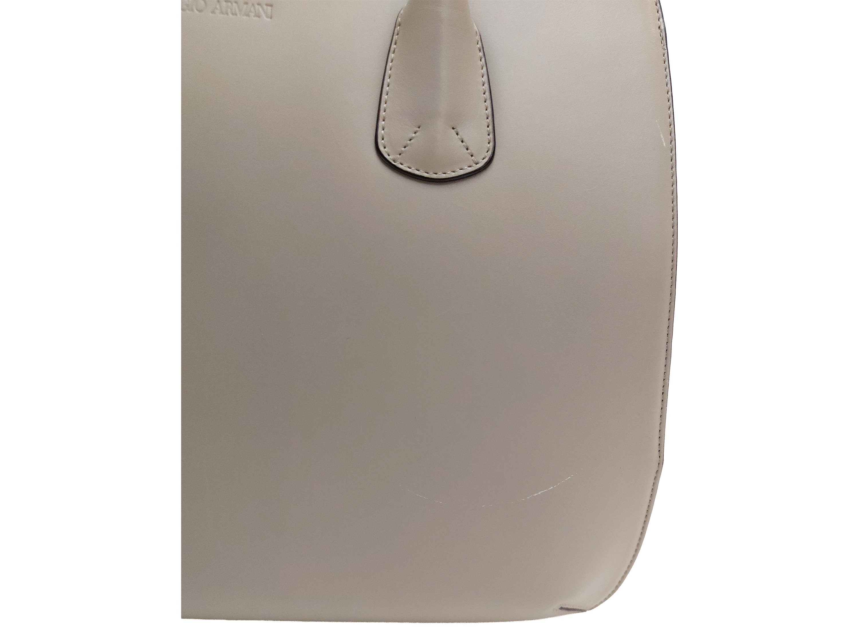 Giorgio Armani - Borsa a Spalla in Pelle Ghiaccio