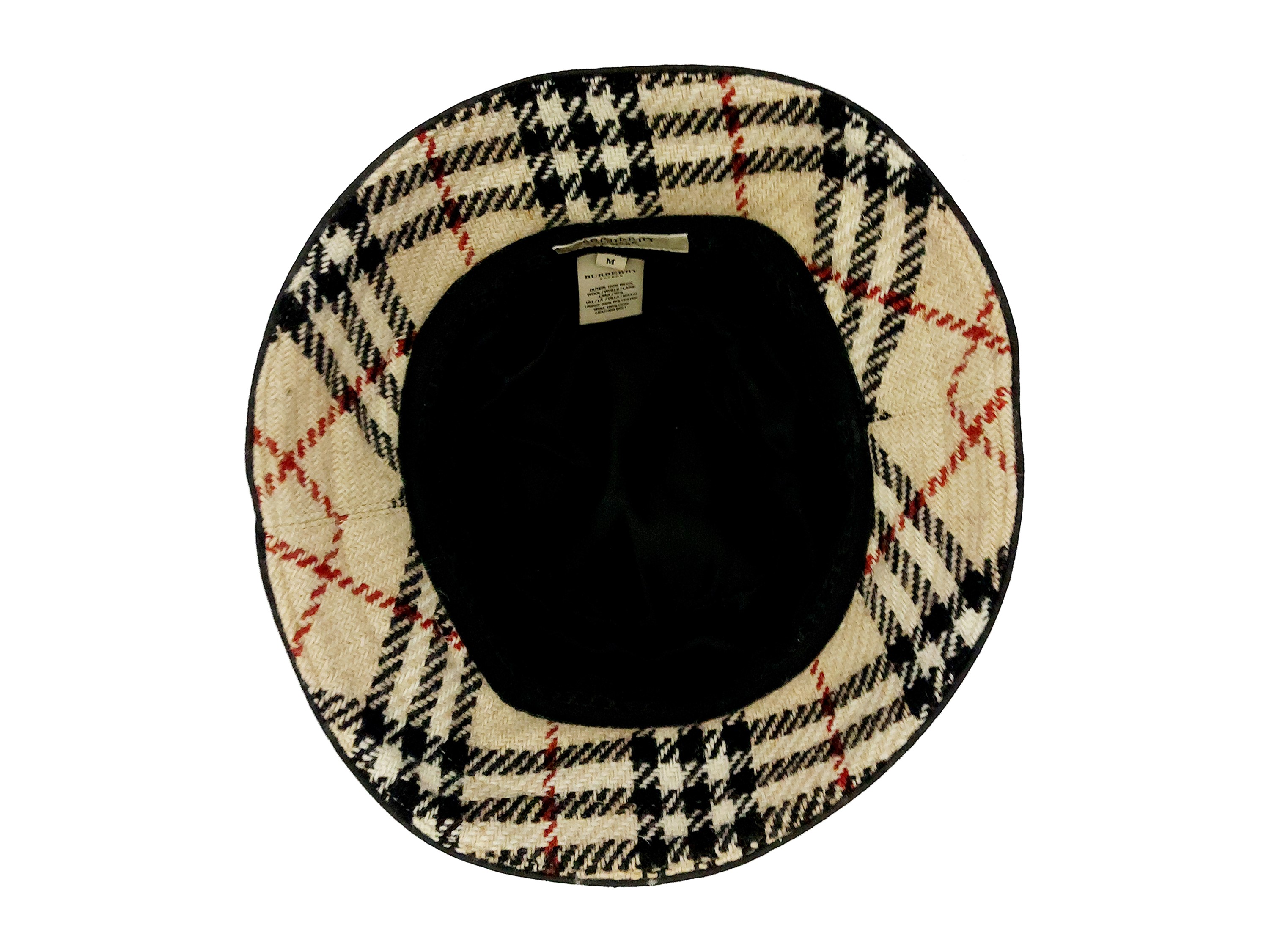 Burberry - Cappello da Pescatore in Tweed Check