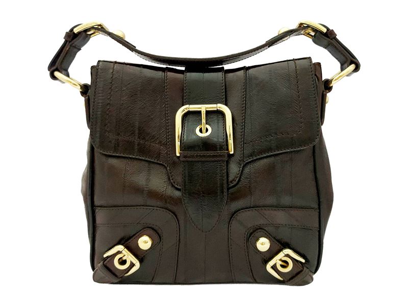 Dolce & Gabbana - Borsa a Spalla in Pelle Marrone