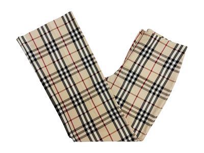 Burberry, Pantaloni in cotone con motivo check