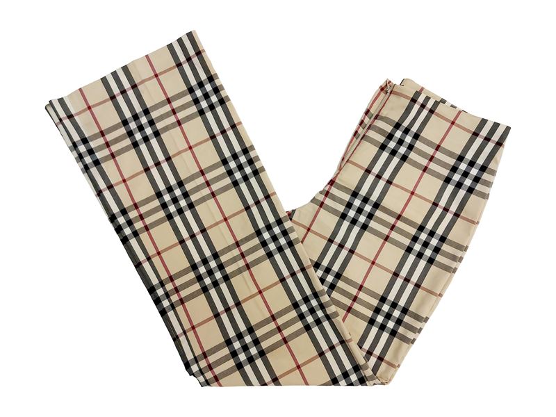 Burberry - Pantaloni in Cotone Check