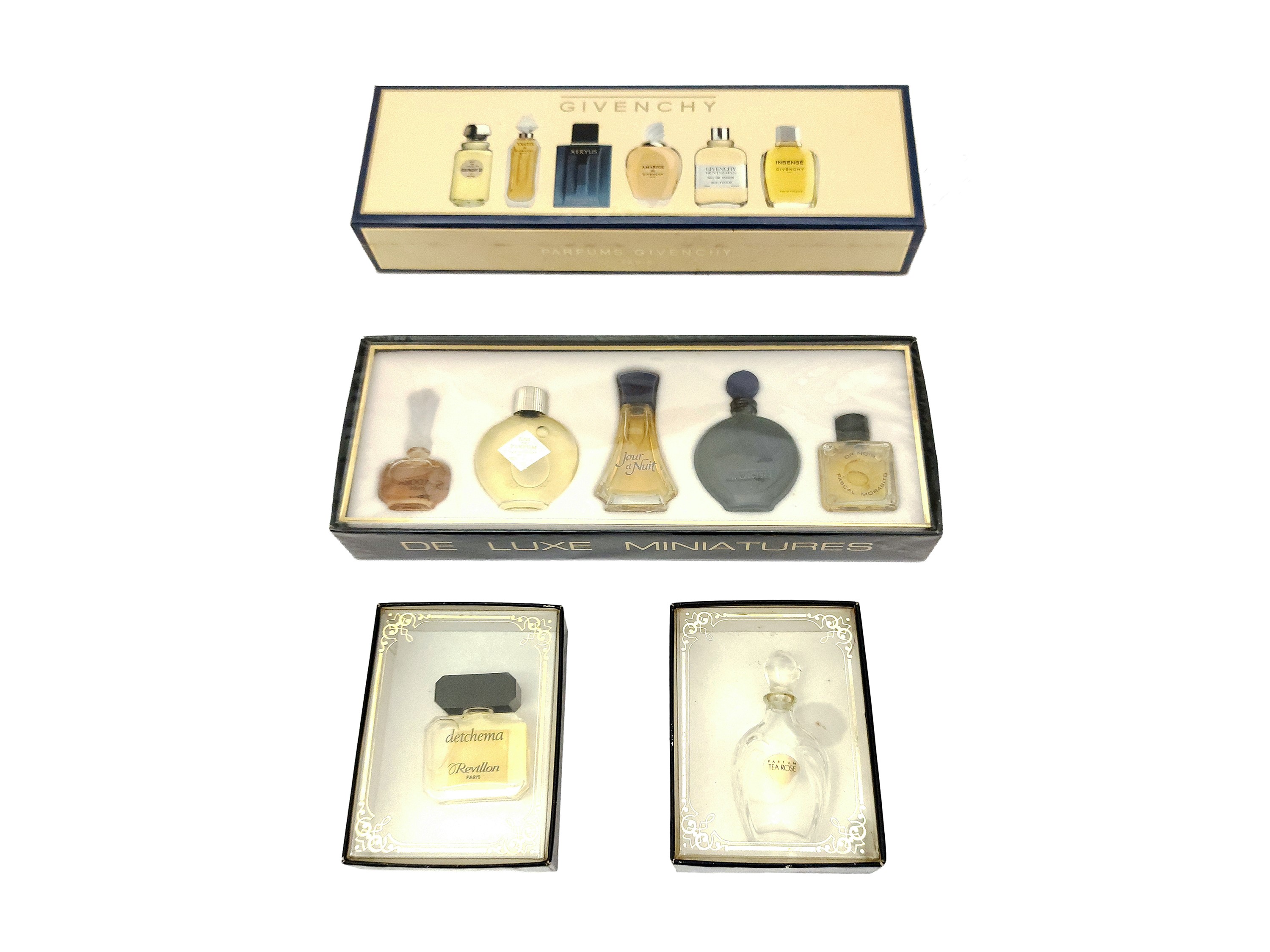 Sei Cofanetti di Profumi Mignon da Collezione