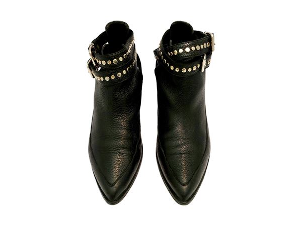 Burberry - Stivaletti bassi in pelle nera