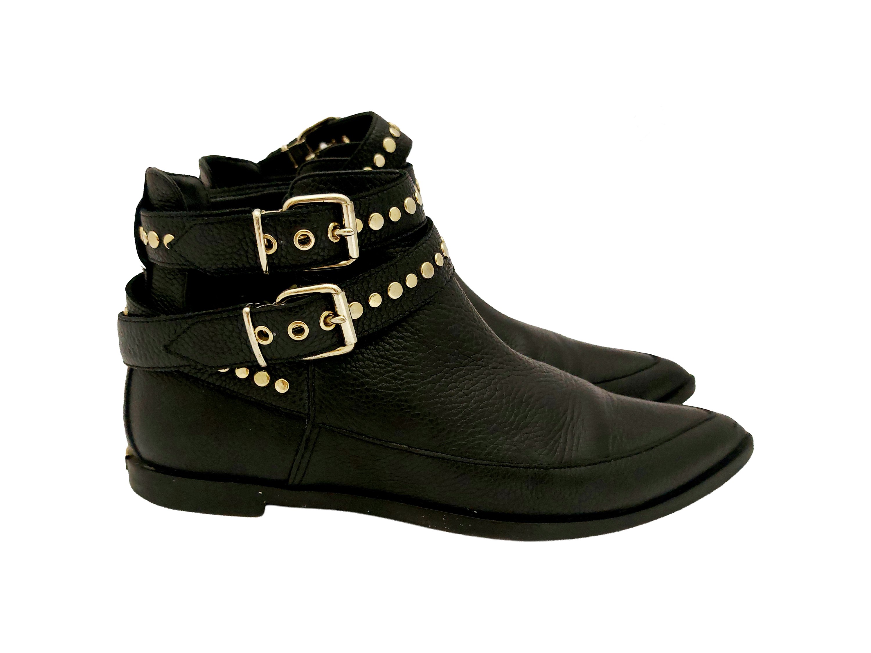 Burberry - Stivaletti Bassi in Pelle Nera