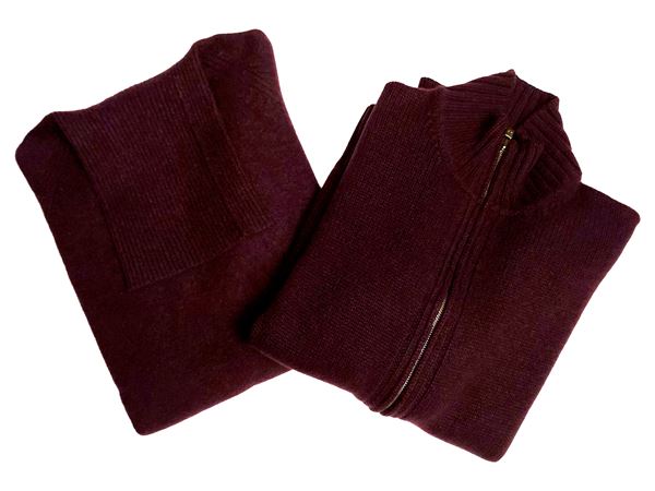 Loro Piana - Cashmere Twin set in Vinaccia