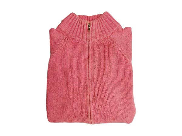 Loro Piana - Cardigan in cotone rosa