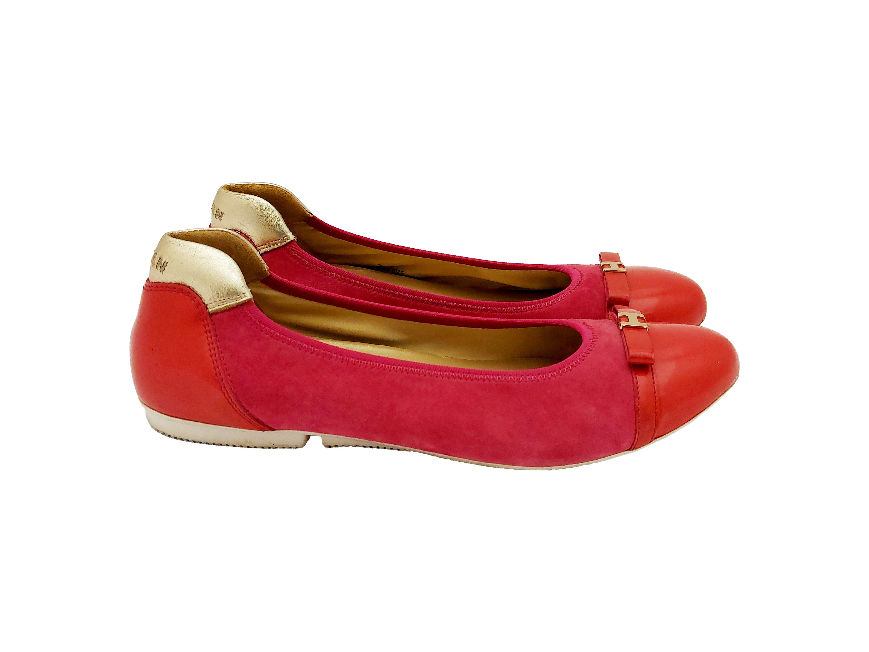 Hogan - Ballerine in Suède Fucsia
