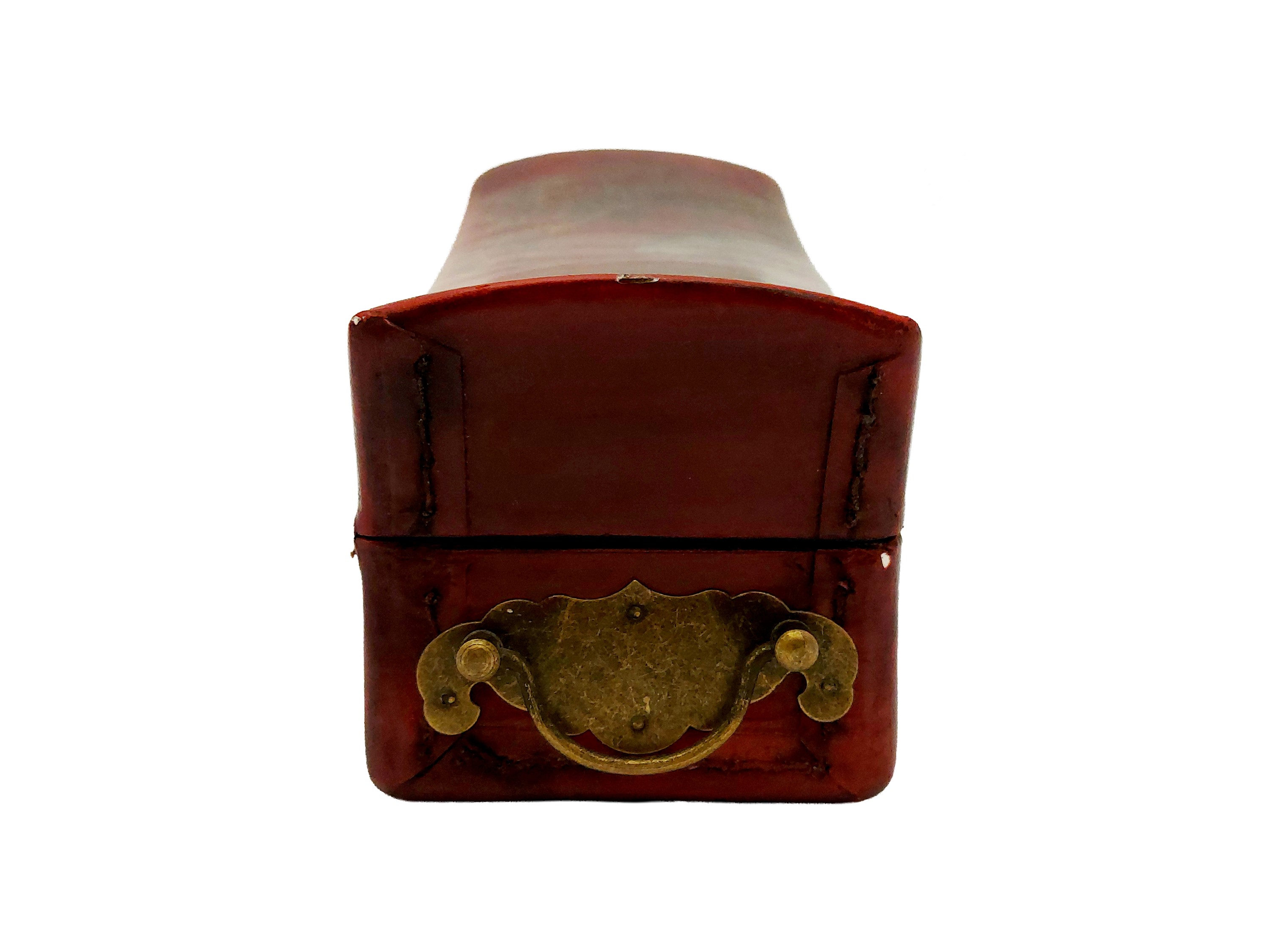 Scatola Cuscino Cinese in Legno Laccato
