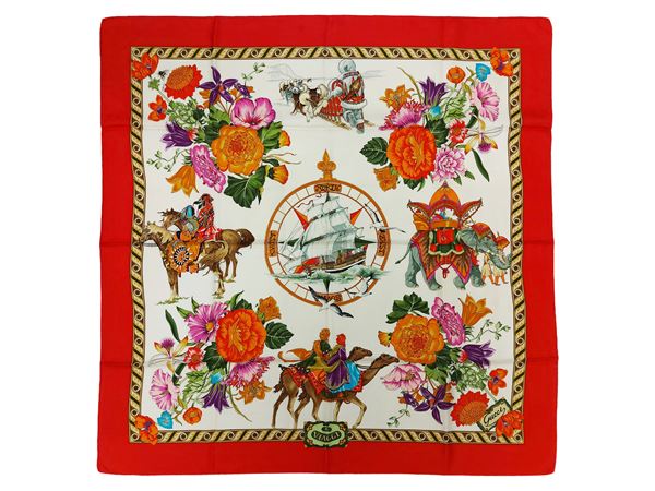 Gucci – ‘I viaggi’ silk scarf